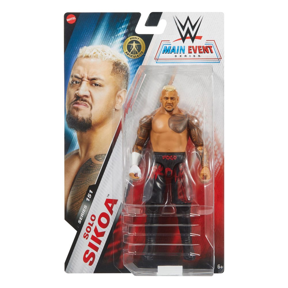 WWE Main Event Series Action Figure Solo Sikoa 15 cm